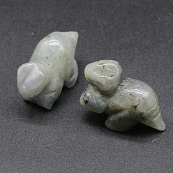 Лабрадорита Натуральные резные фигурки динозавров из крови дракона, для украшения рабочего стола домашнего офиса, 48 мм