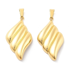 Настоящее золото 14K Ионное покрытие (ip) 304 подвески из нержавеющей стали, ромбовидный шарм, реальный 14 k позолоченный, 40.5x21x5 мм, отверстие : 7.5x3.5 мм