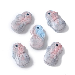 Светлый Стально-синий Подвески из натурального радужного алашанского агата, окрашенные, подвески для монетных мешочков, светло-стальной синий, 15.5~16x9~9.5x4~4.5 мм, отверстие : 1.2 мм