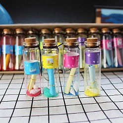 Mixed Shapes Кулон из стекла, колонка, разнообразные, 2.2x7 см, емкость: 18 мл (0.61 жидких унций), 12 шт / коробка