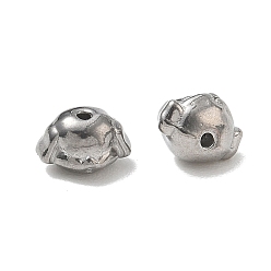 Stainless Steel Color 304 Stainless Steel Beads, Dog, Stainless Steel Color, 6x9x7mm, Hole: 1.2mm