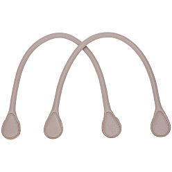 Розово-Коричневый Ручки сумки из искусственной кожи, с пластиковым винтом и гайкой-заклепкой, для аксессуаров для пляжных сумок, розово-коричневый, 65x4.9x2.7 см