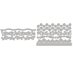 Нержавеющая Сталь Цвет Трафареты для резки углеродистой стали кошки и собаки, для diy scrapbooking, Фотоальбом, декоративная бумага для тиснения, цвет нержавеющей стали, 160x53~102x0.8 мм, 2 шт / комплект