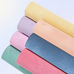 (52) Непрозрачная лаванда 8 шт. 8 цвета матовые ткани из ПВХ-искусственной кожи, поделки товары для рукоделия, разноцветные, 330x200 мм, 1 шт / цвет