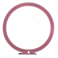 Бледно-фиолетовый Красный Регулируемые пластиковые пяльцы для вышивания, пяльцы для вышивки крестом по кругу, для шитья, проект по рукоделию и вышивке своими руками, бледно-фиолетовый красный, 150 мм