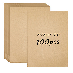 пшеница 100 листы a4 чистая крафт-бумага, бумага для печати, прямоугольные, цвет пшеницы, 298x212x0.2 мм
