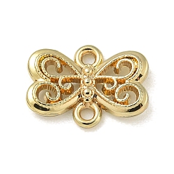 Bowknot Подвески из полого соединителя из сплава, золотые, бантом, 8.5x7x2.5 мм, отверстие : 1.2 мм