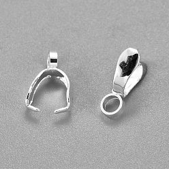 Серебро 304 нержавеющей стали ледоруб прижимные поручительств, серебряные, 11x3 мм, отверстие : 2.5 мм, штифты : 0.7x0.4 мм