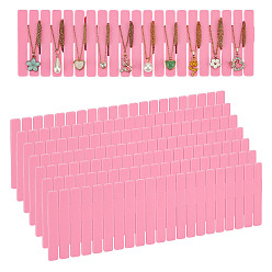 Hot Pink 4Pcs PP Plastic Multi-Function Drawer Divider, Classification Partition, Hot Pink, 248x69.5x2mm