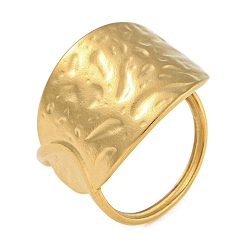 Золотой 304 кольцо из нержавеющей стали для женщин, прямоугольные, золотые, 14 мм