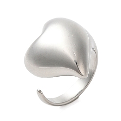 Couleur Acier Inoxydable Anneaux en acier inoxydable anti-ternissement, cœur, couleur inox, diamètre intérieur: 304 mm