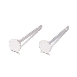 Серебро 925 Результаты серьги стерлингового серебра, с печатью 925, серебряные, 11.5x3 мм, штифты : 0.7 мм