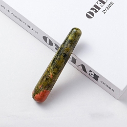 Унакит Натуральные палочки для массажа, массажные инструменты, гуа-ша соскабливающая палочка, конус, 100~110x20 мм