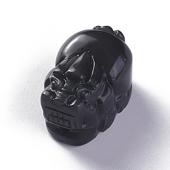 Obsidian Natürliche Obsidian Perlen, Pi Xiu, 24.5x15.8x14 mm