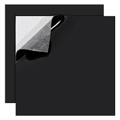 Black Self-adhesive Silicone Pads, Square, Black, 300x300x2mm
