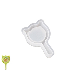 Цветок DIY силиконовые формы кулон, формы для литья смолы, белые, цветок, 50x41x11 мм