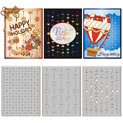 Луна Углеродистая сталь разрезает трафареты, для diy scrapbooking, Фотоальбом, декоративная бумага для тиснения, луна, 110x142x0.8 мм, 3 шт / комплект