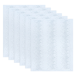 Crystal Hotfix Rhinestone, Hot Melt Adhesive on the Back, Rhinestone Trimming, Costume Accessories, Crystal, 320x248x1.5mm