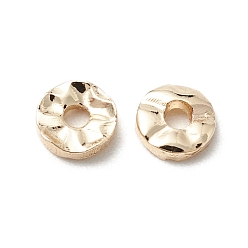 Golden Gestellmessingperlen, cadmiumfrei und bleifrei, , Flachrund, golden, 4x1.2 mm, Bohrung: 1.2 mm