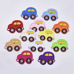 (52) Непрозрачная лаванда Компьютеризированная вышивка тканью утюжок на / шить на заплатках, аксессуары для костюма, аппликация, седан, разноцветные, 54x66x1.5 мм, о 12 цветах, 1 цвет / 10 шт, 120 шт / пакет