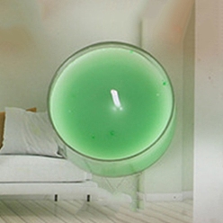 Прозрачный Круглые пластиковые прозрачные подсвечники для чайных свечей, термостойкие контейнеры для свечей, для изготовления свечей своими руками, прозрачные, 4x1.8 см