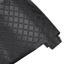 Черный ПВХ-кожа с ромбовидным узором, сумки, мягкие сумки, аксессуары для диванов, чёрные, 1390x0.8 мм