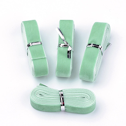 Светло-зеленый 5/8 Лента бархатная односторонняя дюймовая, светло-зеленый, 5/8 дюйм (16 мм), около 1.094 ярдов / пачка (1 м / пачка)