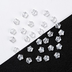 Gainsboro Czech Glass Beads, Star, Gainsboro, 6x6x3mm, Hole: 0.8mm, about 680pcs/bag, net weight: 95~100g/bag