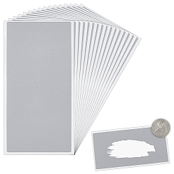 Rectangle 100шт. наклейки с паролем и защитным слоем из ПЭТ, поделки соскоб наградной карты, прямоугольные, 103.5x55x0.2 мм