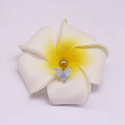 лаванда Хвост кита нержавеющая сталь эмалированные языковые кольца для женщин мужчин, лаванда, 16 мм, штифты : 1.6 мм