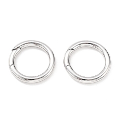 Платина Латунные пружинные кольца, без кадмия, без никеля и без свинца, платина, 23x3.5 мм