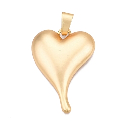 Золотой Стойки подвески обшивки сплава, подвески в виде сердца с соединительным кольцом, без свинца, без никеля и без кадмия, золотые, 58.5x42x8 мм, отверстие : 5~5.5x12.5 мм