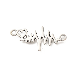 Античное Серебро Подвески-сердечки в тибетском стиле из сплава, без кадмия и без свинца, античное серебро, 14x31.5x2.5 мм, отверстие: 1.9 и 2 мм, Около 909 шт / 1000 г