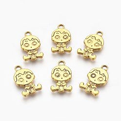 Античное Золото Эмальерные сеттинги тибетского стиля , ребенок, без кадмия и без свинца, античное золото , 24x13x2.5 мм, Отверстие : 2 мм , около 350 шт / 1000 г
