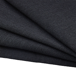 Черный 3 шт. льняная ткань для вышивки крестом, ткань аида, квадратный, чёрные, 500x500x0.4 мм