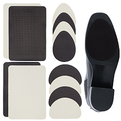Mixed Shapes 12шт. 3 стили ремонт подошвы обуви, замена резиновой подошвы, самоклеящиеся противоскользящие накладки на подошву обуви, разнообразные, 60.5~149x90~98x1 мм