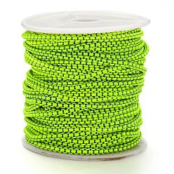 Lime Spray Painted Brass Box Chains, Venetian Chains, with Spool, Unwelded, Lime, 2x2.5x2.5mm