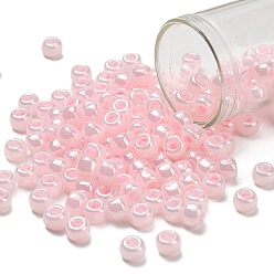 (145) Ceylon Innocent Pink Тохо 3/0 круглые бусины, японский бисер, (145) цейлонский невинный розовый, 5.5 мм, отверстие : 1.9 мм, Около 2700 шт / фунт