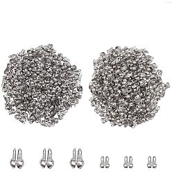 Нержавеющая Сталь Цвет 304 из нержавеющей стали советы шарик гладкую поверхность, Калотте заканчивается, крышка раскладушки, цвет нержавеющей стали, 68x52x11 мм, 500 шт / коробка