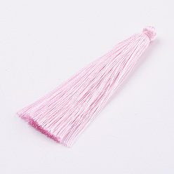 Лавандовый румянец Нейлон кисточка кулон украшение, лавандовый румянец, 65~74x6 мм