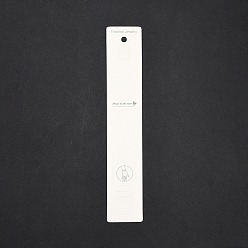 Белый Бумаги браслет видеоадаптера, прямоугольные, белые, 21x3.8x0.06 см