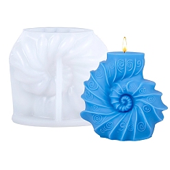 Белый Силиконовые формы для свечей своими руками, формы для литья смолы, раковина, белые, 62x99x95 мм