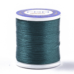 чирок Нейлоновые 66 нитки с покрытием для бисера, зелено-синие, 0.1 мм, около 54.68 ярдов (50 м) / рулон