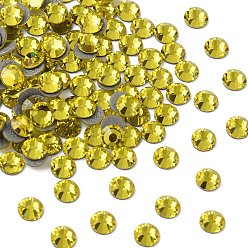 80310 Citrine Камни preciosa® crystal hotfix с плоской основой, чешский хрусталь, круглый(438 11 612 шатон роза вива 12 ®), 80310 цитрин, ss 6 (1.9~2.1 мм)
