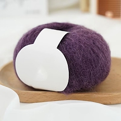 Серо-розавый Пряжа мохер, длинная шерстяная пряжа для вязания, для одежды шарфы свитера шали шапки, увядшая роза, 20г/моток