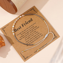 Серебро Элегантные плетеные браслеты из круглых бусин из натуральных драгоценных камней и стеклянных бус для женщин, серебряные, внутренний диаметр: 11 дюйм (28 см)