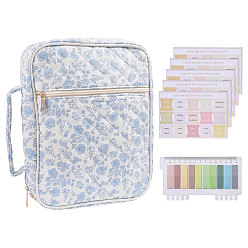 (52) Непрозрачная лаванда 1Набор бумажных наклеек-индексов в богемном стиле, маркерные наклейки блокнот для чтения, В комплекте: 1 пакеты для хранения книг и разделители для домашних животных с прозрачной шкалой., разноцветные, 198x140x0.1 мм, 5 шт / комплект