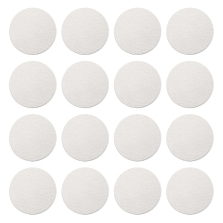 Platinum Blank Aluminum Custom Engraving Name Plate, Business Card Blanks, Flat Round, Platinum, 25x1.5mm, 30pcs/box