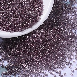 (RR2448) Темный Топазовый Радужный Золотой Блеск Миюки круглые бусины рокайль, японский бисер, 11/0, (rr 2448) темный топаз радуга золотой блеск, 11/0, 2x1.3 мм, отверстия : 0.8 mm, около 50000 шт / фунт