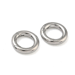 Нержавеющая Сталь Цвет 304 пружинные кольца из нержавеющей стали, Кольцевая форма, цвет нержавеющей стали, 10x2 мм, отверстие : 6 мм